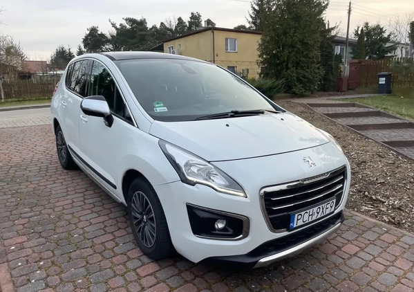 Peugeot 3008 cena 46990 przebieg: 91350, rok produkcji 2016 z Chodzież małe 106